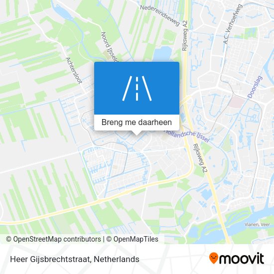 Heer Gijsbrechtstraat kaart