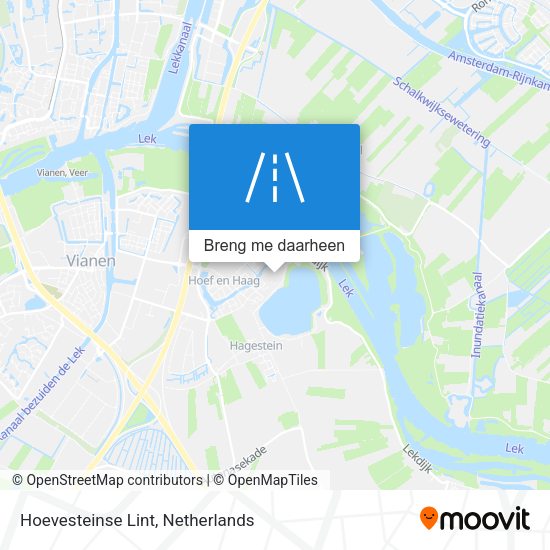 Hoevesteinse Lint kaart