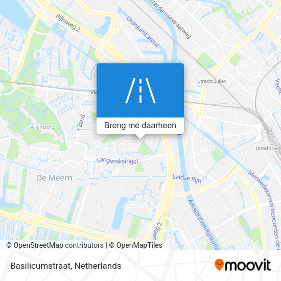 Basilicumstraat kaart