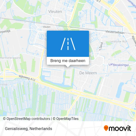 Genialisweg kaart