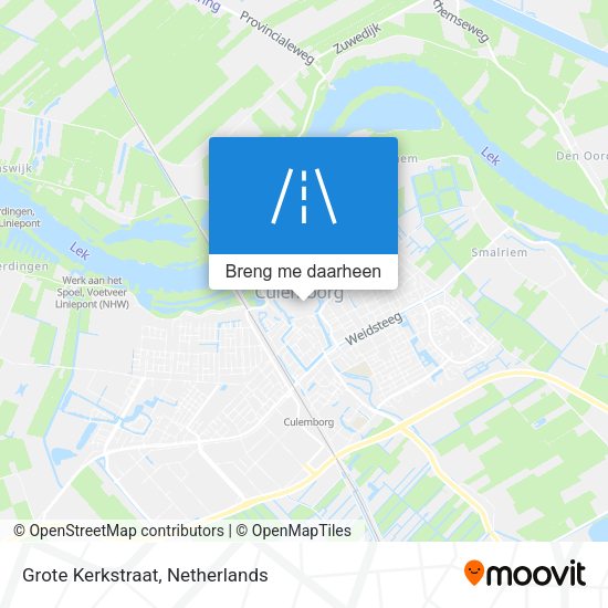 Grote Kerkstraat kaart