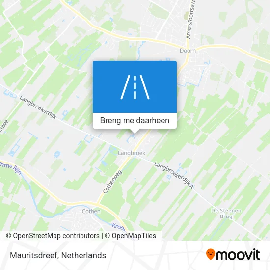 Mauritsdreef kaart