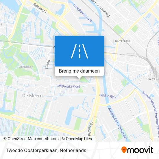 Tweede Oosterparklaan kaart