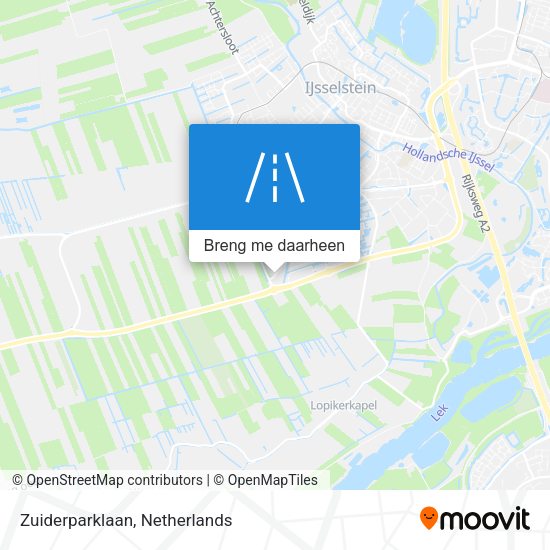 Zuiderparklaan kaart