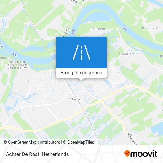 Achter De Raaf kaart