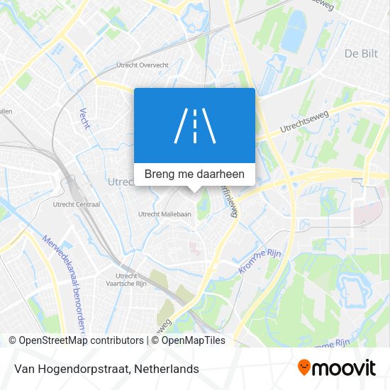 Van Hogendorpstraat kaart