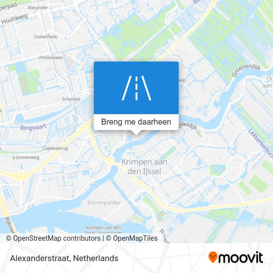 Alexanderstraat kaart