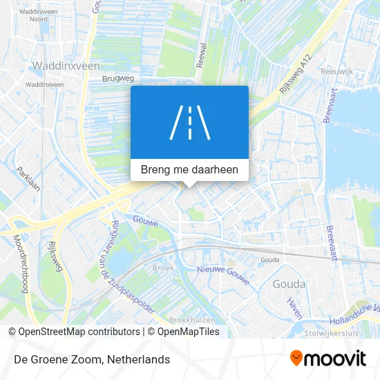 De Groene Zoom kaart