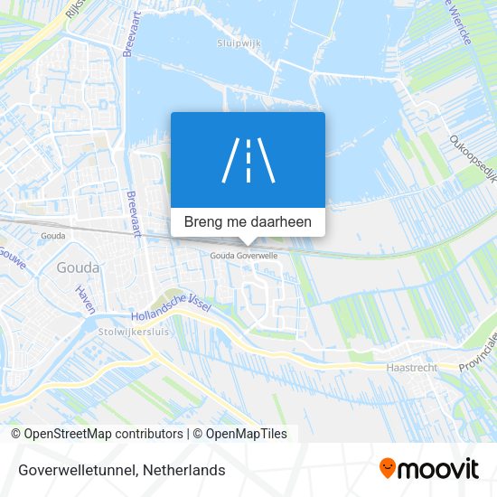 Goverwelletunnel kaart