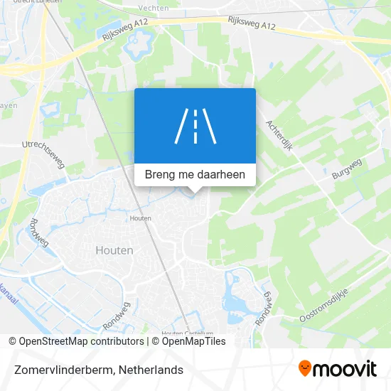 Zomervlinderberm kaart