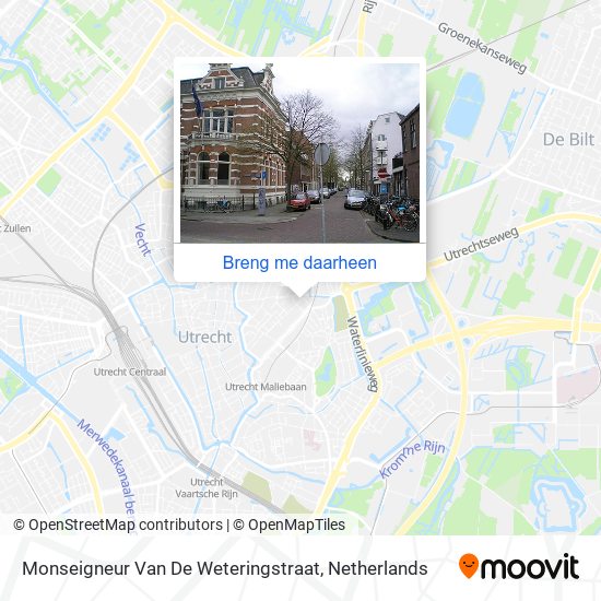 Monseigneur Van De Weteringstraat kaart