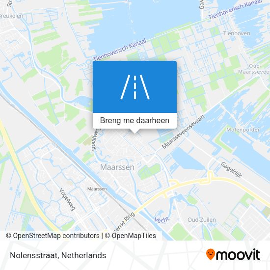 Nolensstraat kaart