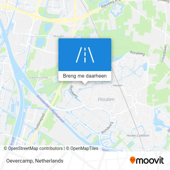 Oevercamp kaart