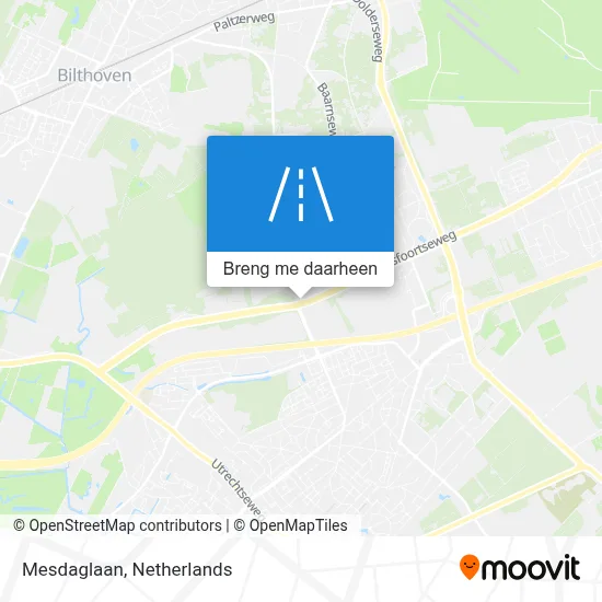 Mesdaglaan kaart