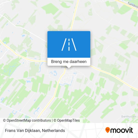 Frans Van Dijklaan kaart