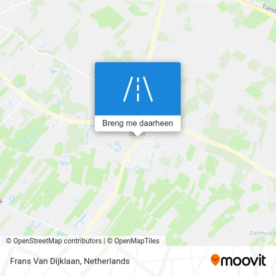 Frans Van Dijklaan kaart