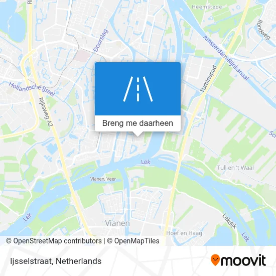 Ijsselstraat kaart