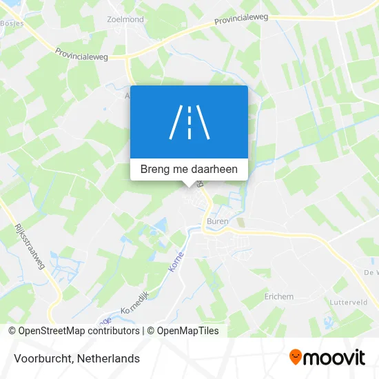 Voorburcht kaart