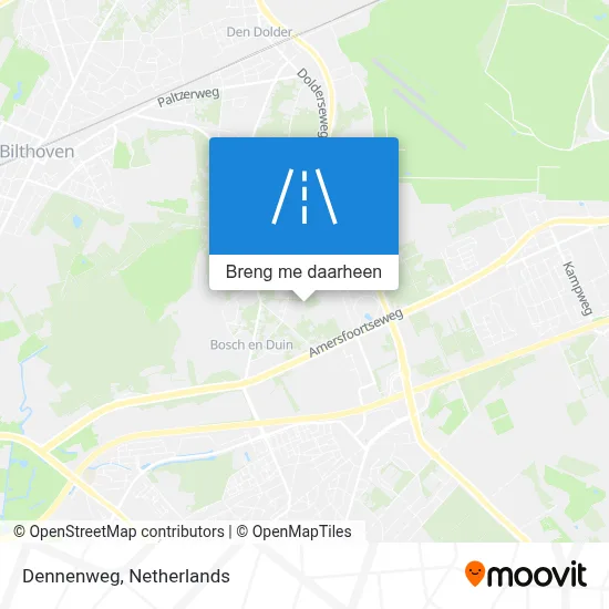 Dennenweg kaart