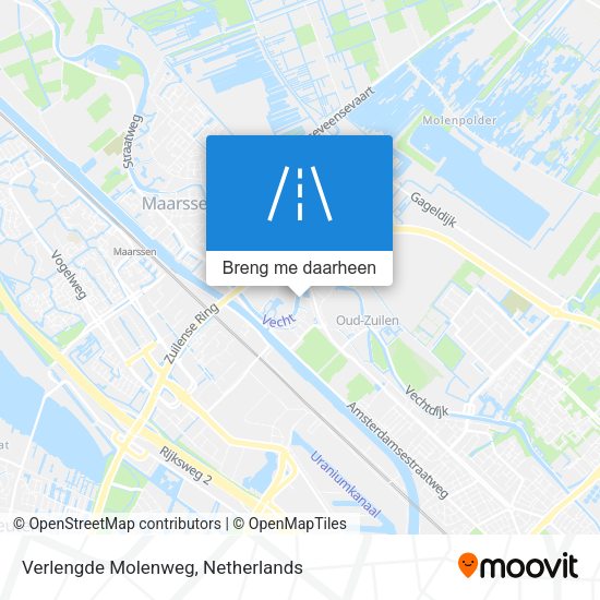 Verlengde Molenweg kaart