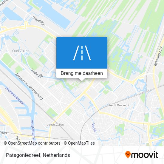 Patagoniëdreef kaart