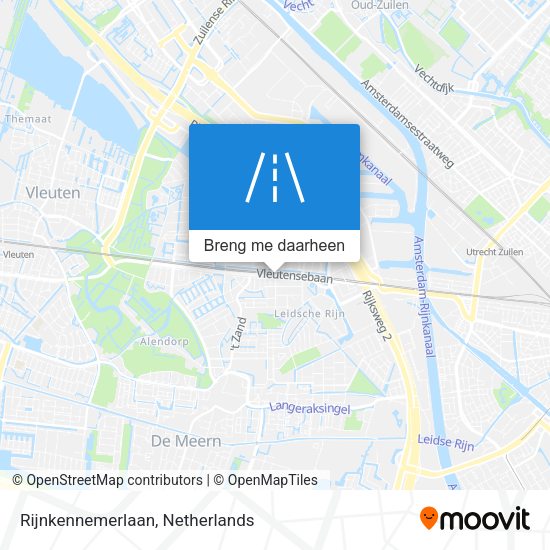 Rijnkennemerlaan kaart
