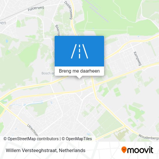 Willem Versteeghstraat kaart