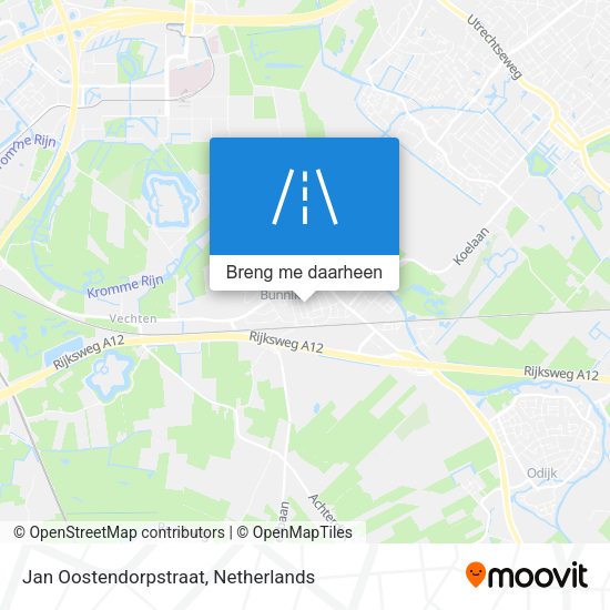 Jan Oostendorpstraat kaart