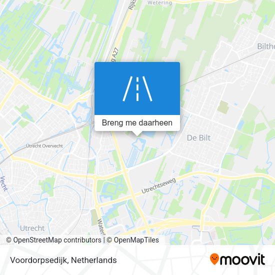 Voordorpsedijk kaart