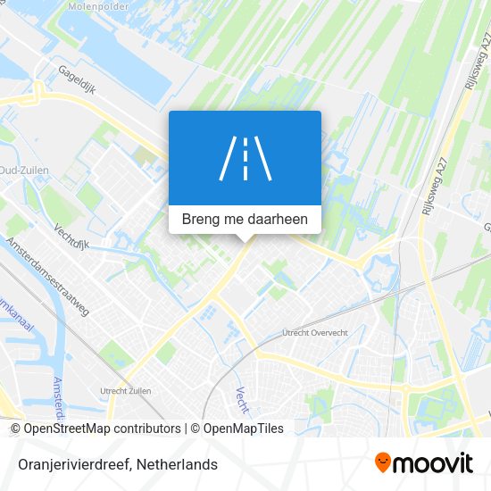 Oranjerivierdreef kaart