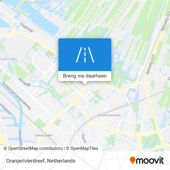 Oranjerivierdreef kaart