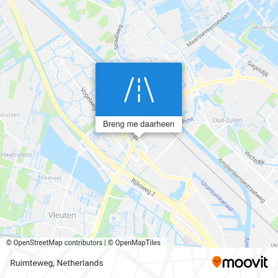Ruimteweg kaart