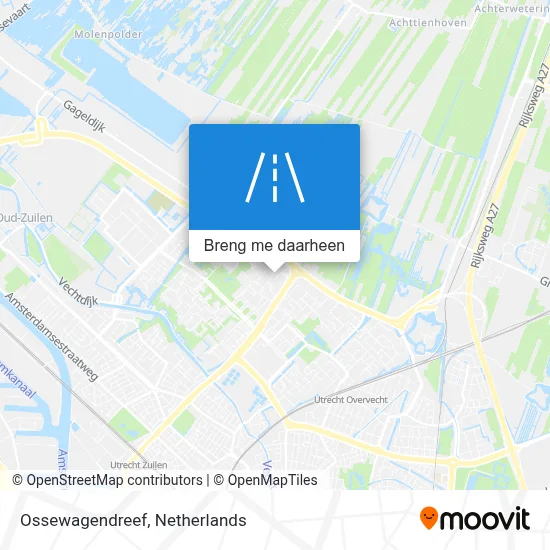 Ossewagendreef kaart