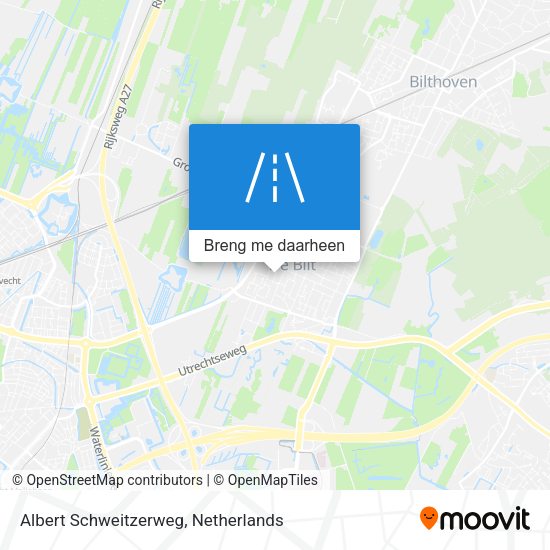 Albert Schweitzerweg kaart