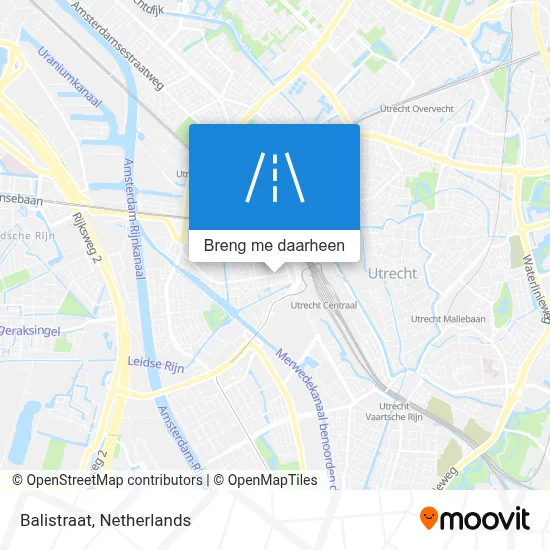 Balistraat kaart