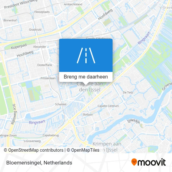Bloemensingel kaart