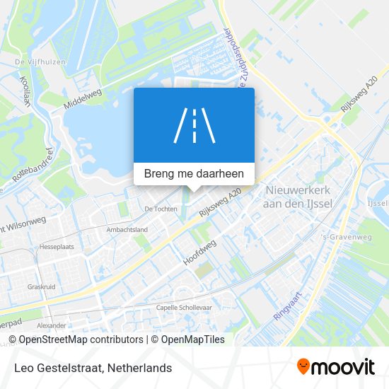 Leo Gestelstraat kaart