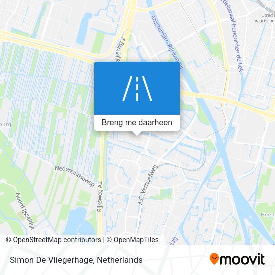 Simon De Vliegerhage kaart