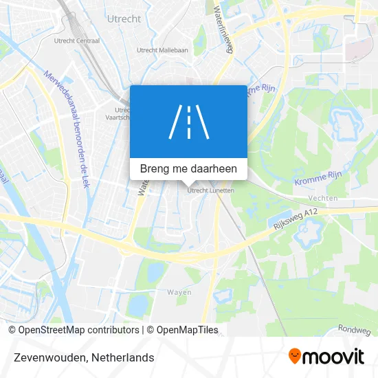 Zevenwouden kaart