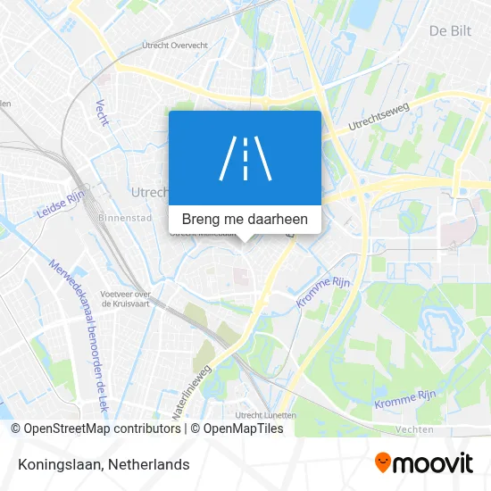 Koningslaan kaart
