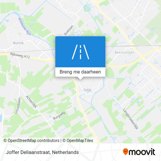 Joffer Deliaanstraat kaart