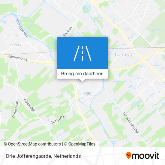 Drie Jofferengaarde kaart