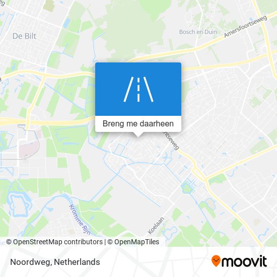 Noordweg kaart