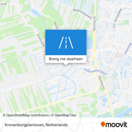 Kronenburgplantsoen kaart