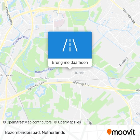 Bezembinderspad kaart