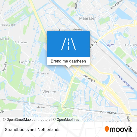 Strandboulevard kaart