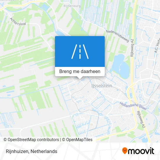 Rijnhuizen kaart