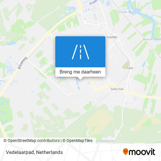 Vedelaarpad kaart