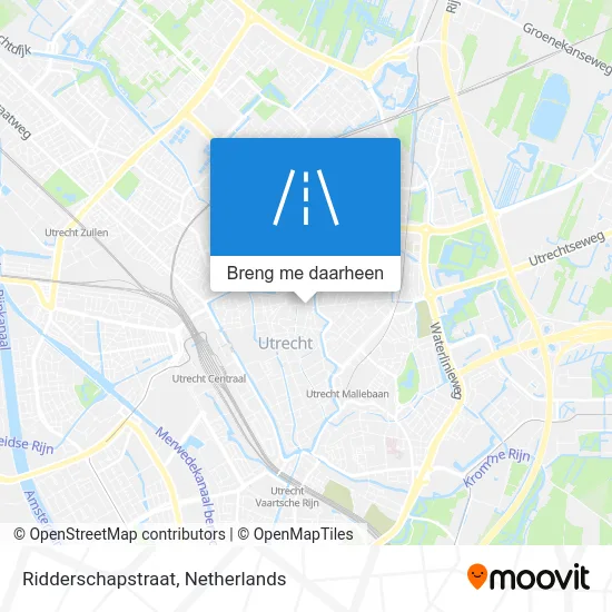 Ridderschapstraat kaart