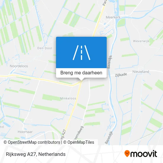 Rijksweg A27 kaart